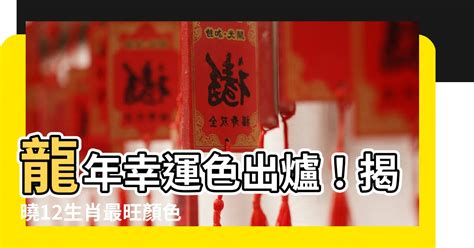 丙辰龍幸運色|12生肖最強開運秘訣 幸運數字、顏色與方位都要筆記。